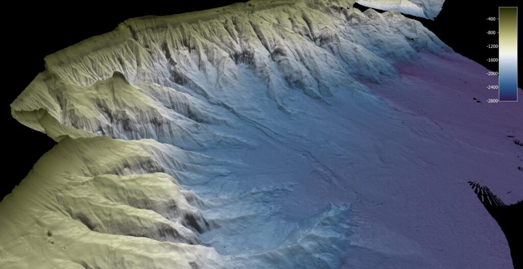 Discovery of Two New Underwater Canyons